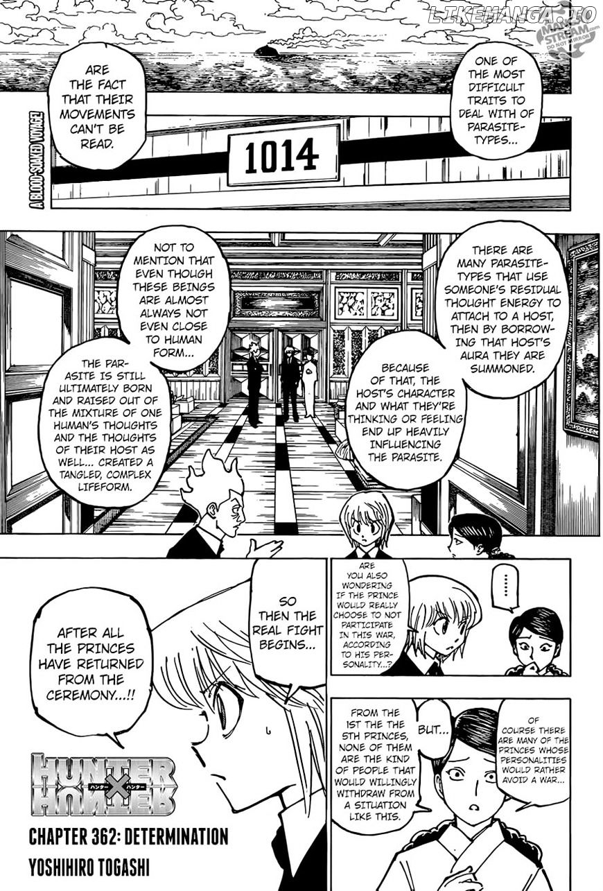 Hunter x Hunter, Chapter 362 image 01